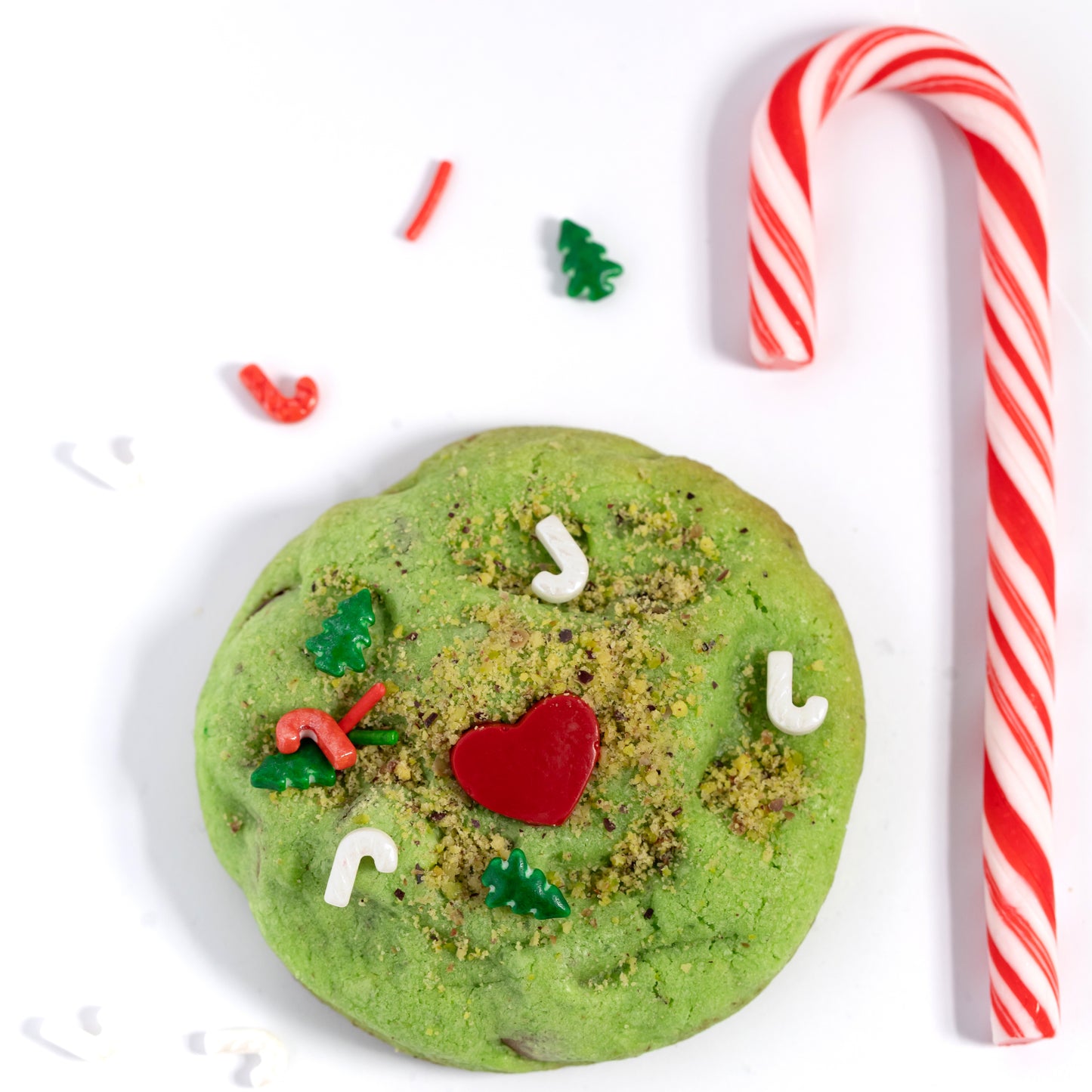 The Grinch Peanut Christmas Cookie