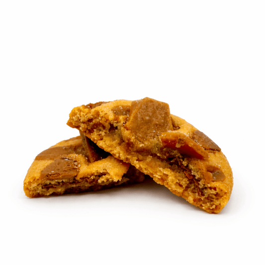 Toffee Cookies | A Caramel Cookie - Sprinkles