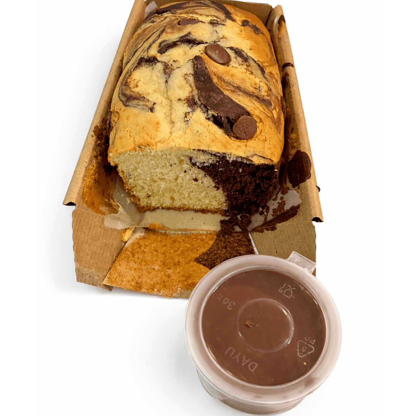 Marble Cake Loaf Freshly Baked - Sprinkles