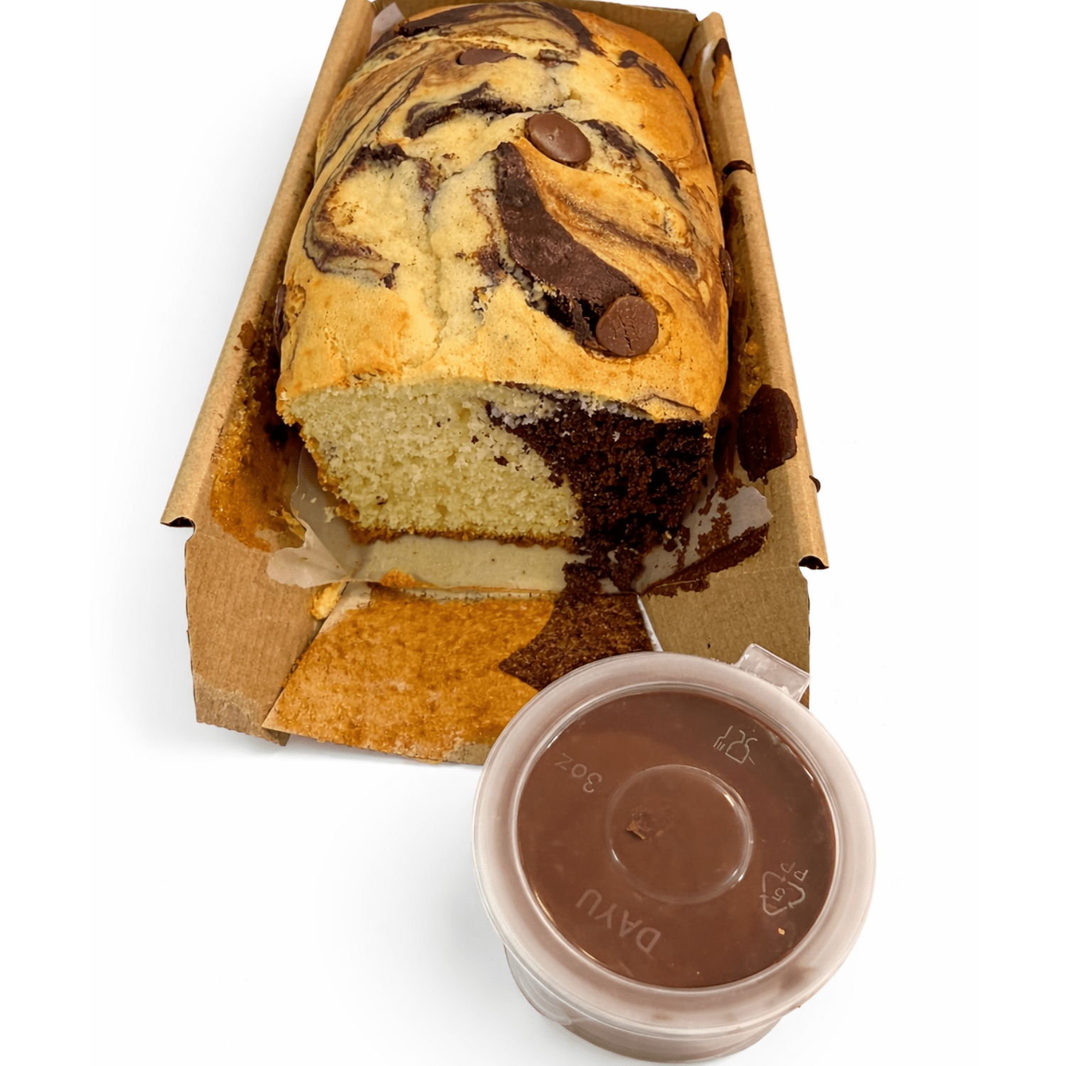Marble Cake Loaf Freshly Baked - Sprinkles