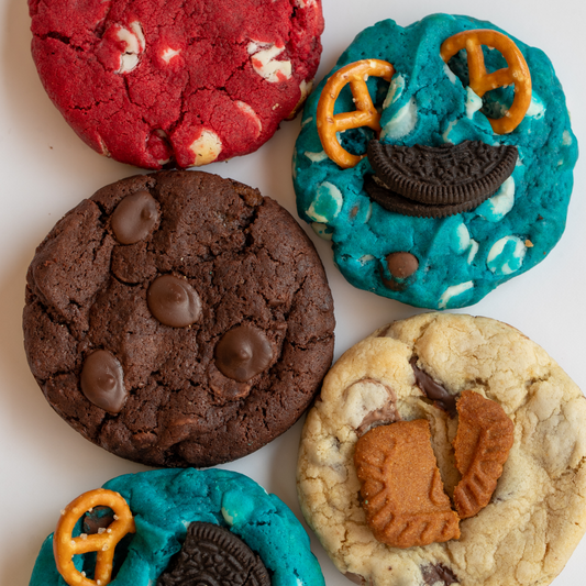 mixed cookie chocolate chip cookies red velvet