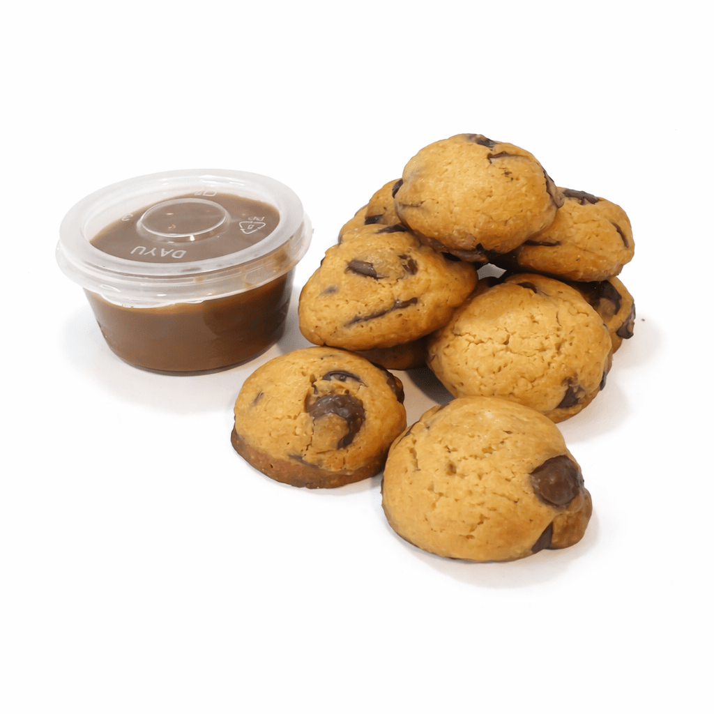 Mini Cookie Bites with Chocolate Dip (8 pcs) - Sprinkles