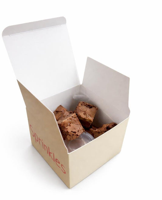 Mini Brownie Bites with Chocolate Dip (8 pcs) - Sprinkles